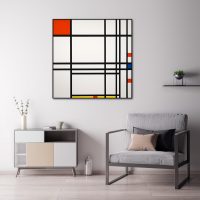 Wall Art - Abstract Art By Piet Mondrian  - Canvas Prints-Poster Prints