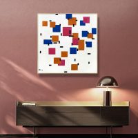 Wall Art - Composition In Colour By Piet Mondrian  - Canvas Prints-Poster Prints