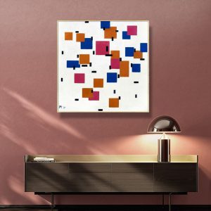 Wall Art - Composition In Colour By Piet Mondrian  - Canvas Prints-Poster Prints