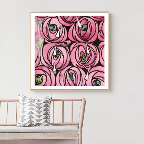 Wall Art - Roses by Charles Rennie Mackintosh - Image 2
