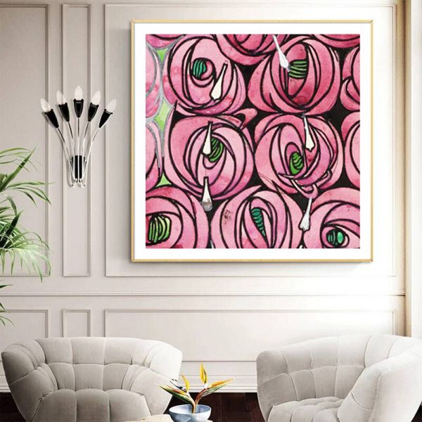 Wall Art - Roses by Charles Rennie Mackintosh - Image 3