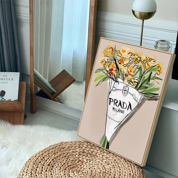 Wall Art - Fashion Flowers - Canvas Prints-Poster Prints - Image 3