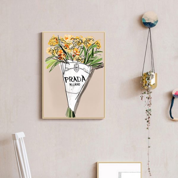 Wall Art - Fashion Flowers - Canvas Prints-Poster Prints - Image 4