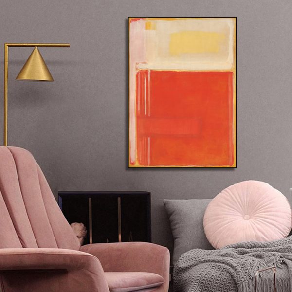 Wall Art - Orange By Mark Rothko - Canvas Prints-Poster Prints - Image 2