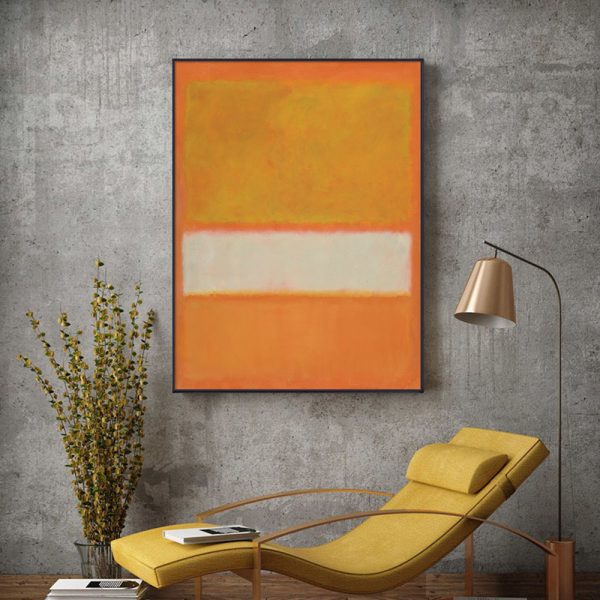 Wall Art - Yellow By Mark Rothko - Canvas Prints-Poster Prints
