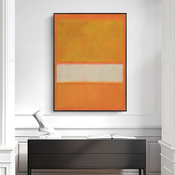 Wall Art - Yellow By Mark Rothko - Canvas Prints-Poster Prints - Image 2