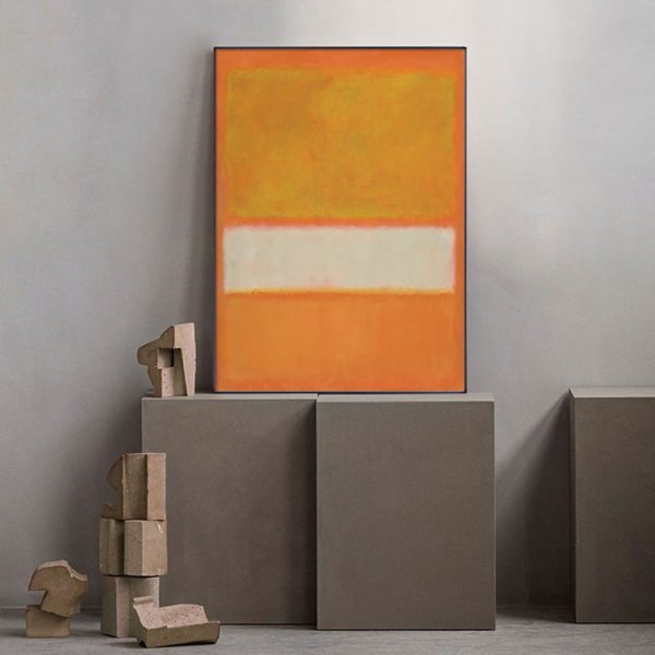 Wall Art - Yellow By Mark Rothko - Canvas Prints-Poster Prints - Image 3