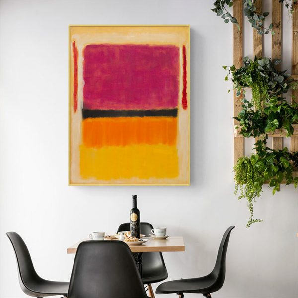 Wall Art - Colourful By Mark Rothko - Canvas Prints-Poster Prints - Image 3