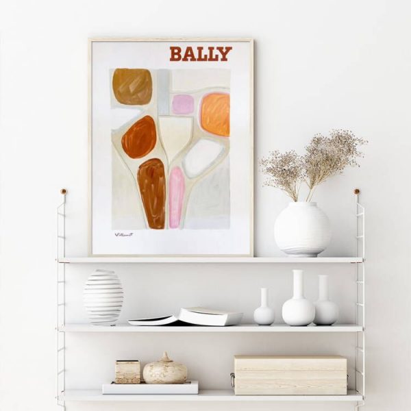 Wall Art - Bally Abstract by Gaultier - Canvas Prints-Poster Prints