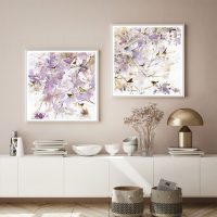 Wall Art - Bird In The Bush By Carol Robinson (2 sets)- Canvas Prints-Poster Prints