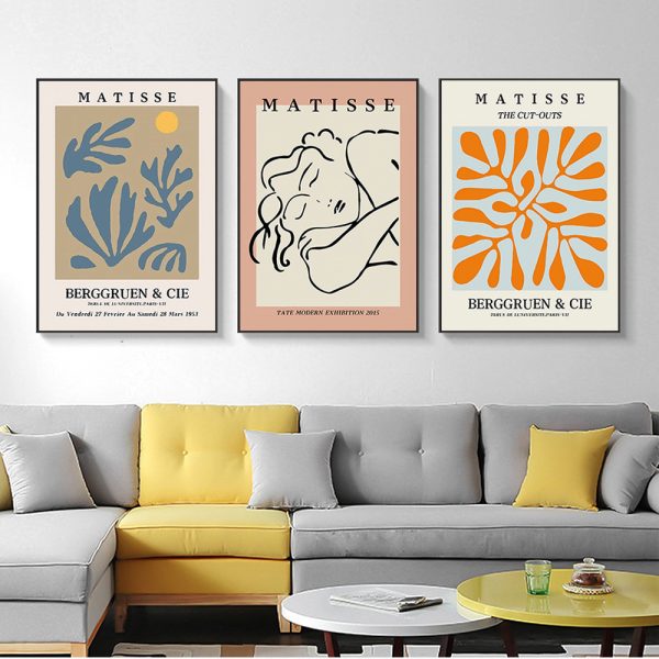 Wall Art - Henri Matisse II ( 3 sets )- Poster Prints -Canvas Prints - Image 2