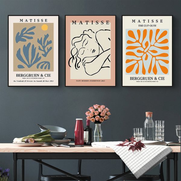 Wall Art - Henri Matisse II ( 3 sets )- Poster Prints -Canvas Prints - Image 3