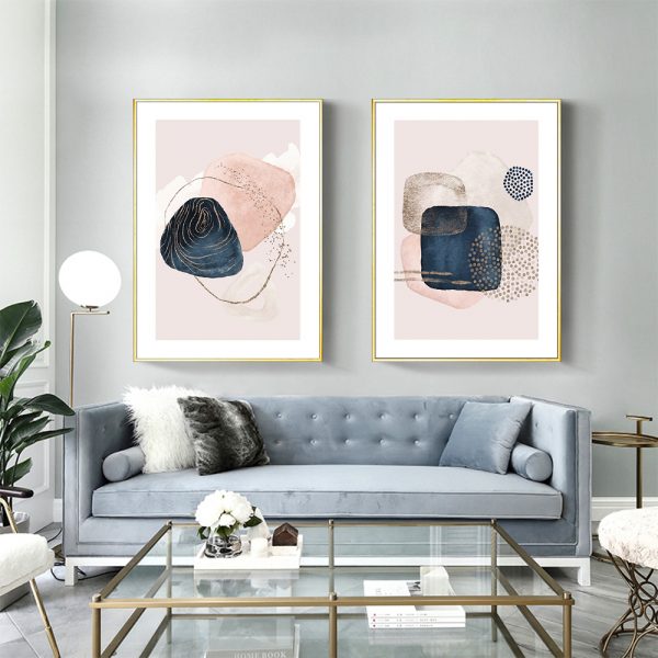 Wall art - Pink Dancing (2 sets)- Canvas Prints- Poster Prints - Image 2