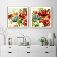 Wall Art - Rosewater Garden By Carol Robinson (2 sets)- Canvas Prints-Poster Prints - Image 3
