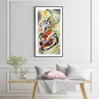Wall Art - Kandinsky's Painting Number 200 - Canvas Prints-Poster Prints - Image 2