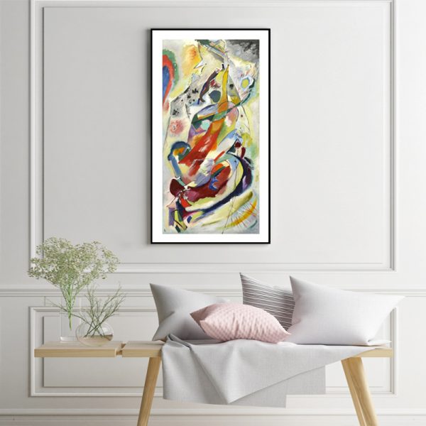 Wall Art - Kandinsky's Painting Number 200 - Canvas Prints-Poster Prints - Image 2