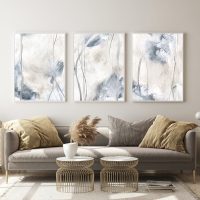 Wall Art - Up In The CloudsII  ( 3 sets )- Poster Prints -Canvas Prints - Image 2