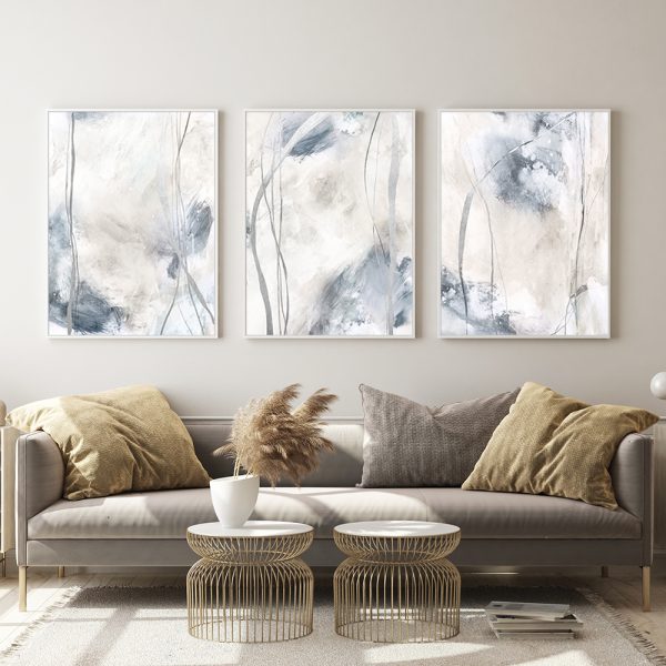 Wall Art - Up In The CloudsII  ( 3 sets )- Poster Prints -Canvas Prints - Image 2