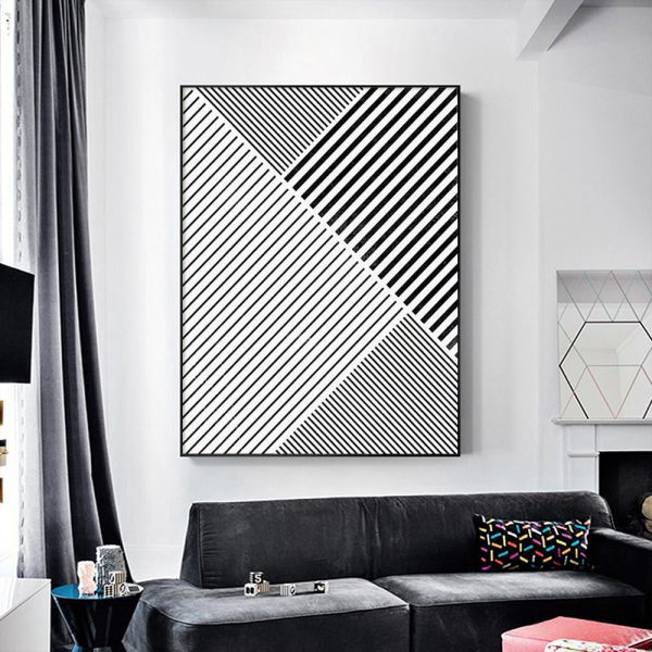 Wall Art - Abstract Geometric - Canvas Prints-Poster Prints - Image 3