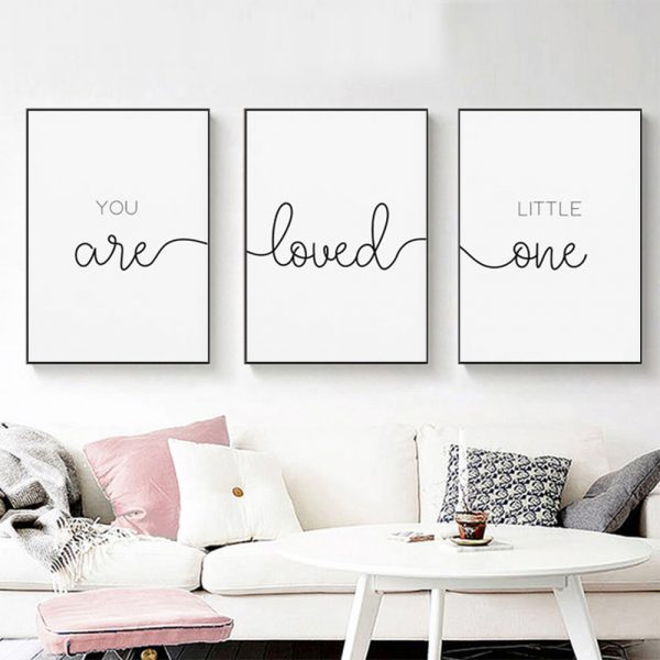 Wall Art - You Are Loved ( 3 sets )- Poster Prints -Canvas Prints