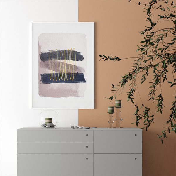 Wall Art - Abstract Brush - Canvas Prints-Poster Prints