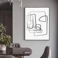 Wall Art - Abstract Line - Canvas Prints-Poster Prints - Image 2