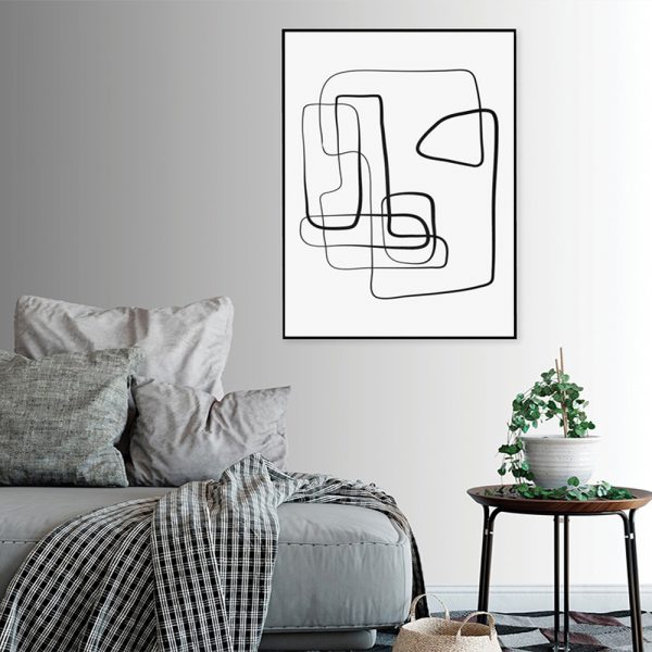 Wall Art - Abstract Line - Canvas Prints-Poster Prints