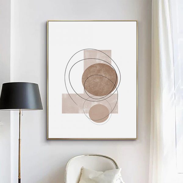 Wall Art - Abstract Line A- Canvas Prints-Poster Prints - Image 2