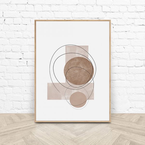 Wall Art - Abstract Line A- Canvas Prints-Poster Prints - Image 3