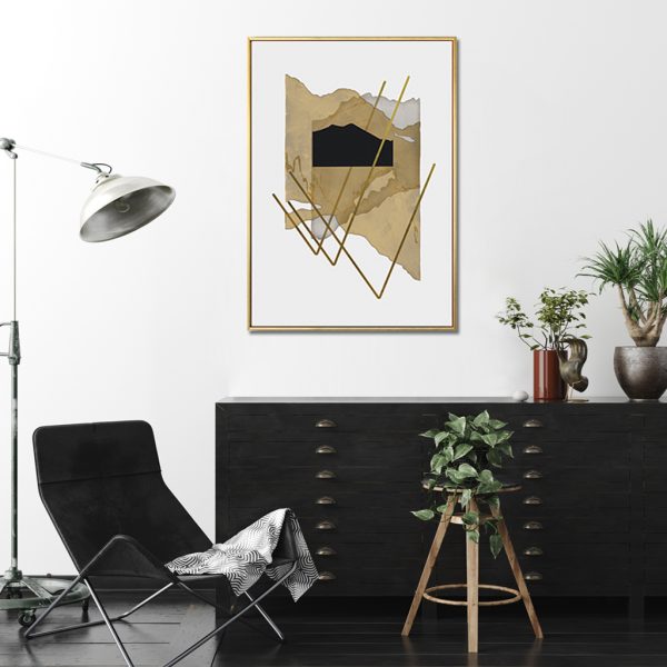 Wall Art - Modern Gold - Canvas Prints-Poster Prints - Image 2