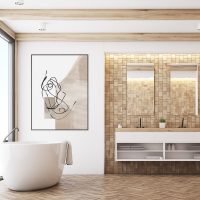 Wall Art - Abstract Line II- Canvas Prints-Poster Prints - Image 2
