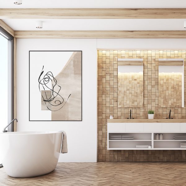 Wall Art - Abstract Line II- Canvas Prints-Poster Prints - Image 2