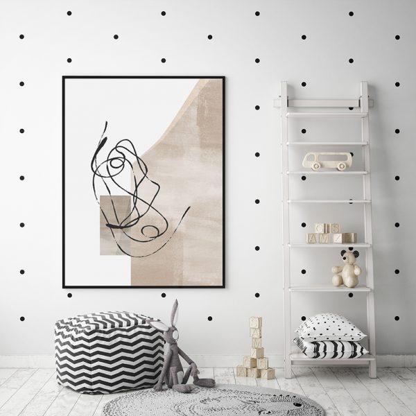 Wall Art - Abstract Line II- Canvas Prints-Poster Prints - Image 3