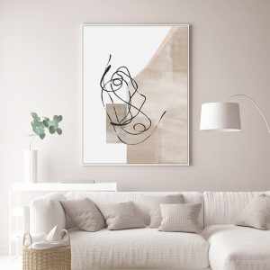 Wall Art - Abstract Line II- Canvas Prints-Poster Prints