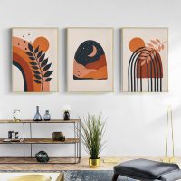 Wall Art - Mid Century Art ( 3 sets )- Poster Prints -Canvas Prints - Image 3