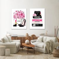 Wall art - Fashion Book (2 sets)- Canvas Prints- Poster Prints - Image 2