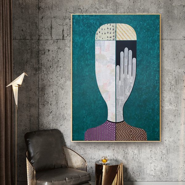 Wall Art - Abstract Man - Canvas Prints-Poster Prints