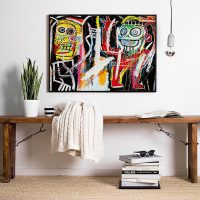 Wall Art - Basquiat Street Art - Canvas Prints-Poster Prints - Image 2