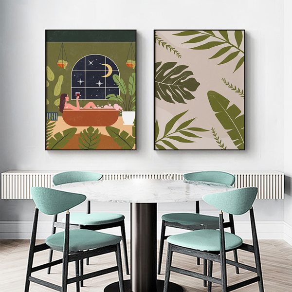 Wall art - Boho Art (2 sets)- Canvas Prints- Poster Prints - Image 2