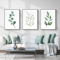 Wall Art - Botanical Leaves ( 3 sets )- Poster Prints -Canvas Prints