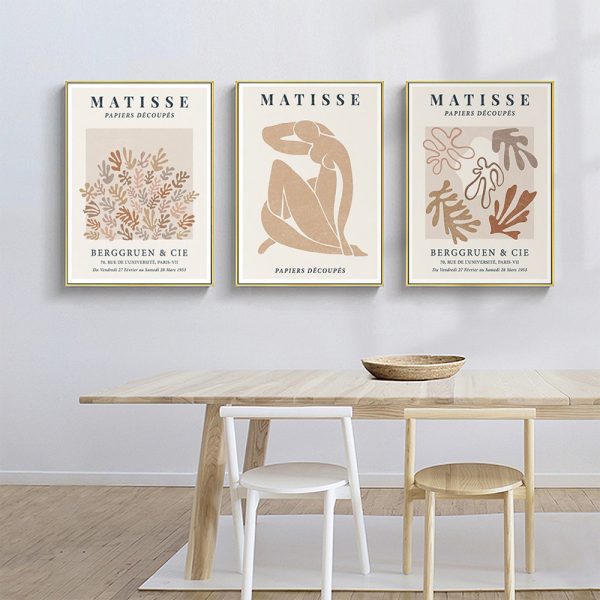 Wall Art  - Matisse Wall Art 3 sets IV- Poster Prints -Canvas Prints