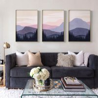 Wall Art  - Mountain 3 sets - Poster Prints -Canvas Prints
