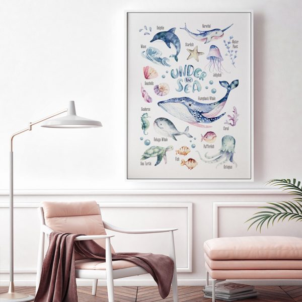 Wall Art - Sea Animals - Canvas Prints-Poster Prints - Image 2