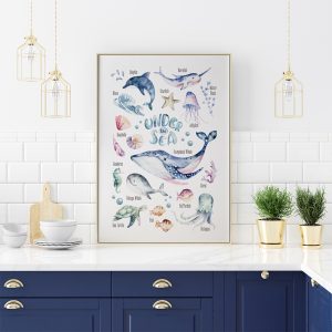 Wall Art - Sea Animals - Canvas Prints-Poster Prints