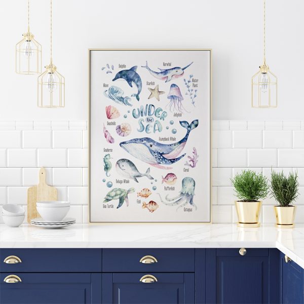 Wall Art - Sea Animals - Canvas Prints-Poster Prints