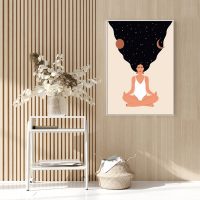 Wall Art - Yoga Woman - Canvas Prints-Poster Prints