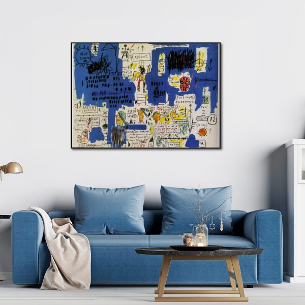 Wall Art - Ascent By Jean Michel Basquiat - Canvas Prints-Poster Prints
