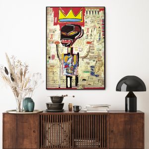 Wall Art - Pop Art By Jean Michel Basquiat - Canvas Prints-Poster Prints