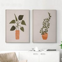 Wall art - Boho Botanical Art (2 sets)- Canvas Prints- Poster Prints - Image 2