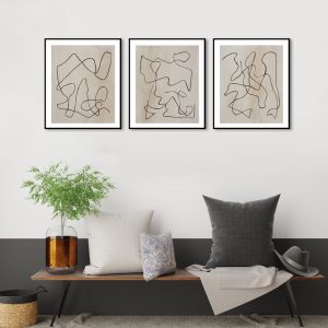 Wall Art  - Bound 3 Sets - Poster Prints -Canvas Prints